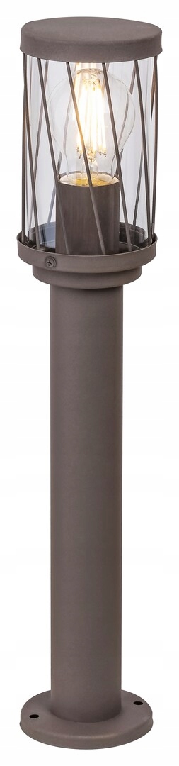 Venkovní stojací lampa na zahradní sloupek hnědý, 50 cm, IP44 Rabalux