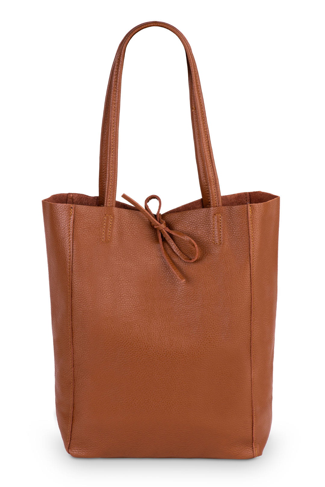 Torba Skórzana Vera Pelle Corda Ruda