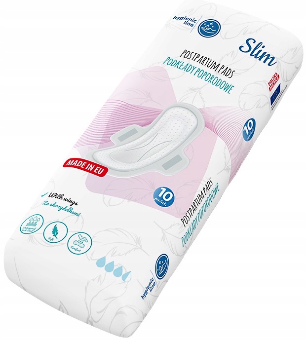 AKUKU PODKŁADY PODPASKI POPORODOWE 10 szt. SLIM Marka Akuku