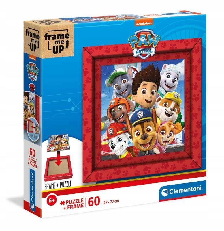 

Puzzle 60 Frame Me Up Psi Patrol 38808 Clementoni