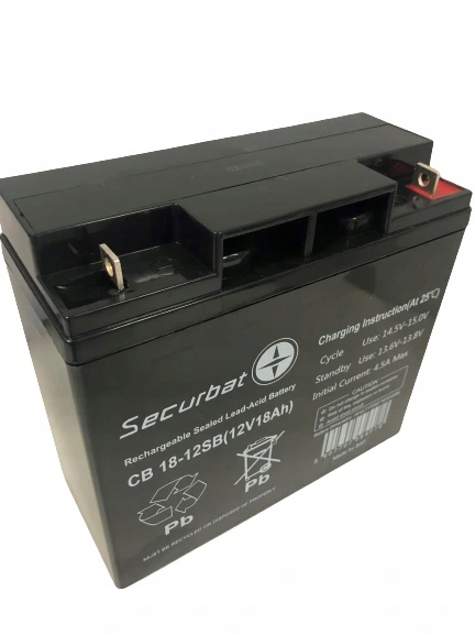 Akumulátor Securbat Cb 18-12 Sb (12 V, 18 Ah)