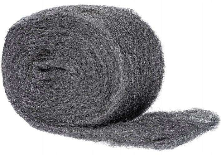 WEŁNA STALOWA grad.00 wata polerowania SZLIFOWANIA