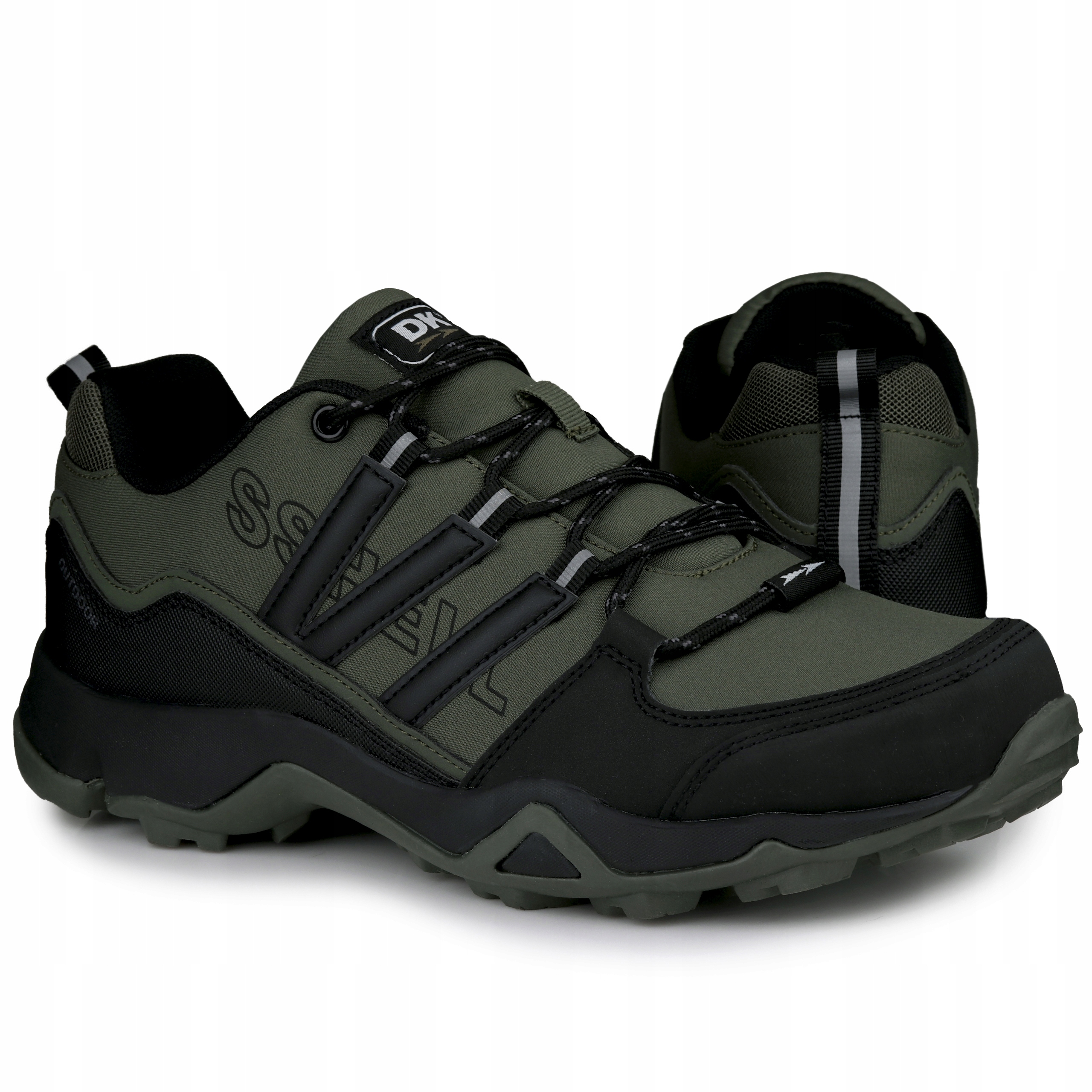 Buty męskie trekkingowe Dk Spirit VB17331 Khaki Softshell