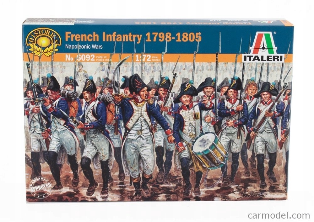 Italeri Figures French Infantry Military 1798 1805 1:72