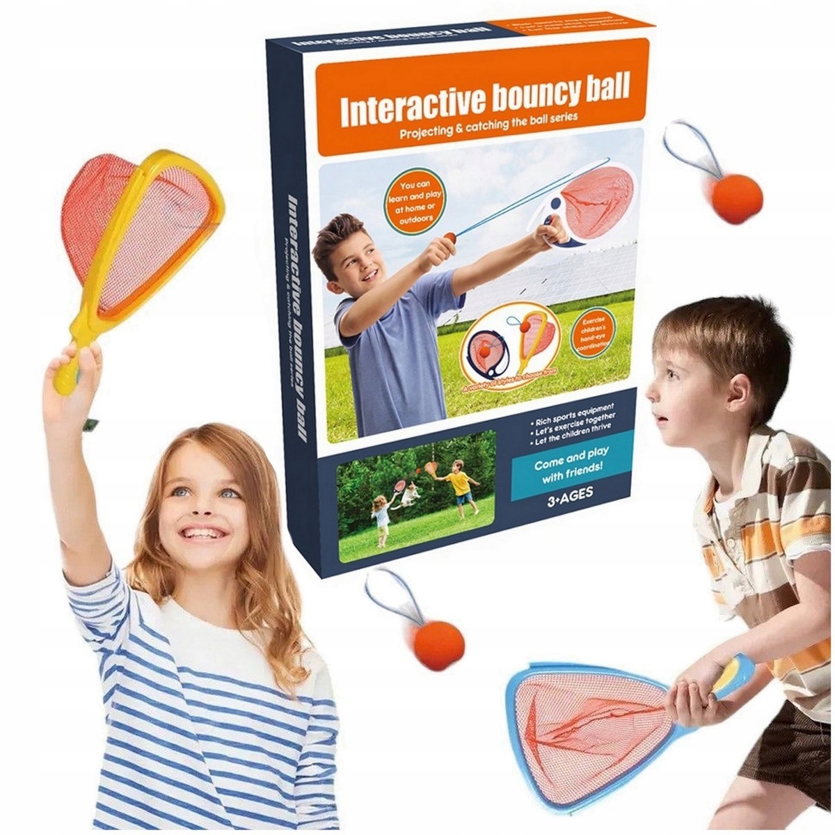 GRA PROCO ŁAPACZ PALETKI ZRĘCZNOŚCIOWA CATCH BALL GRA RZUCAJ ŁAP PALETKI + Bohater / Bajka Inny