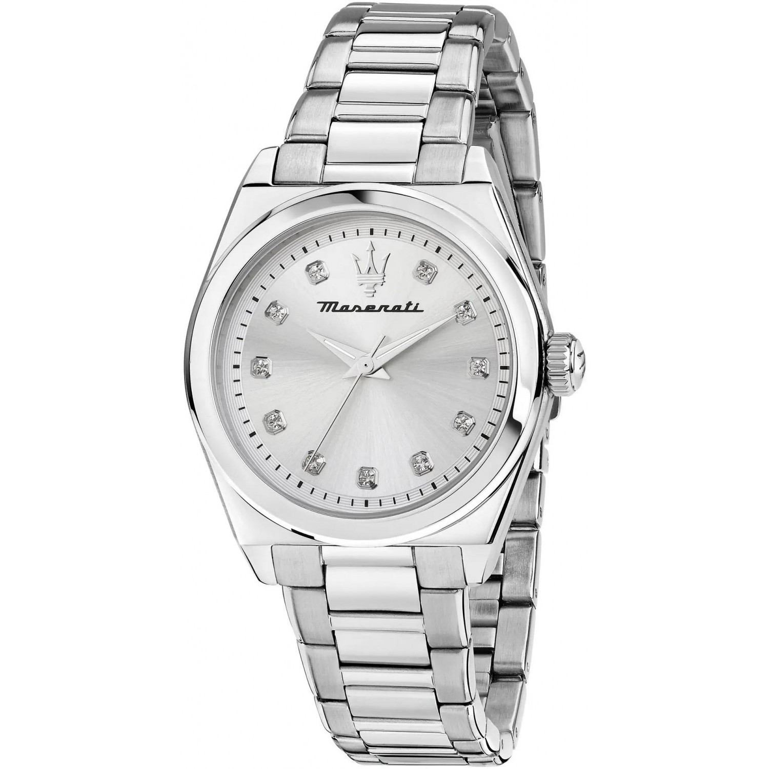 Dámské hodinky Maserati R8853152503 Zirkony stříbrné