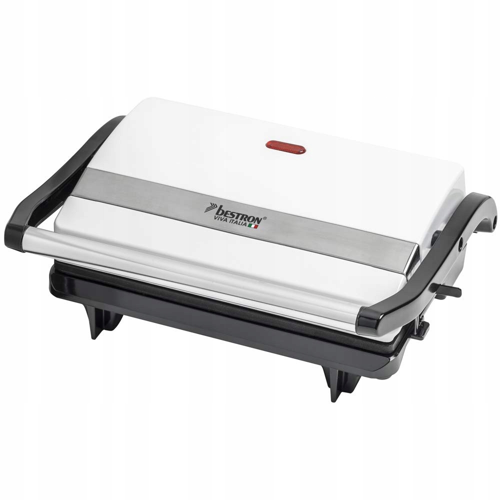 Kontaktní, panini elektrický gril Bestron APM123W bílý 700 W
