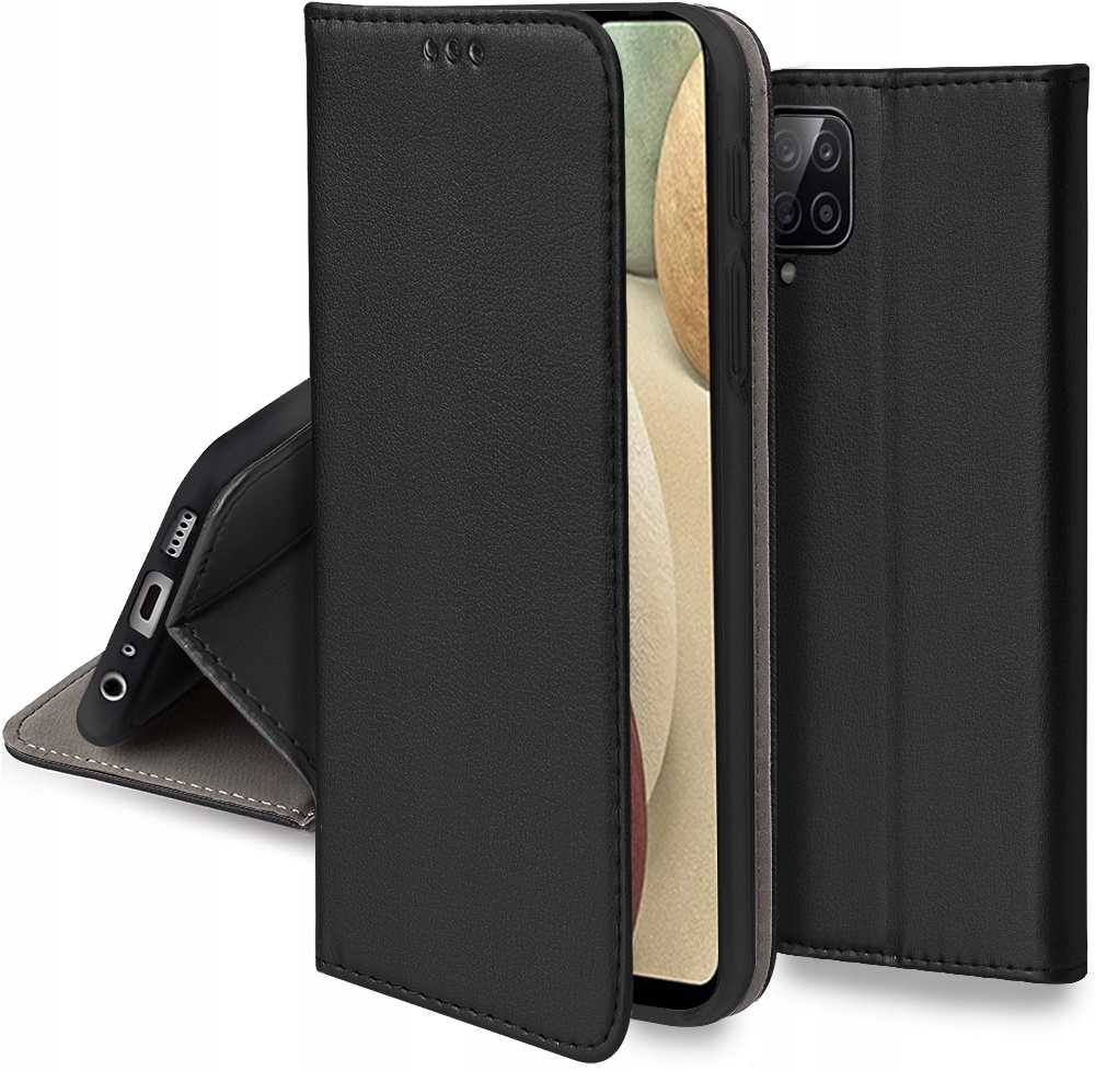 

Etui do Samsung Galaxy A12 Smart Magnet Case Szkło