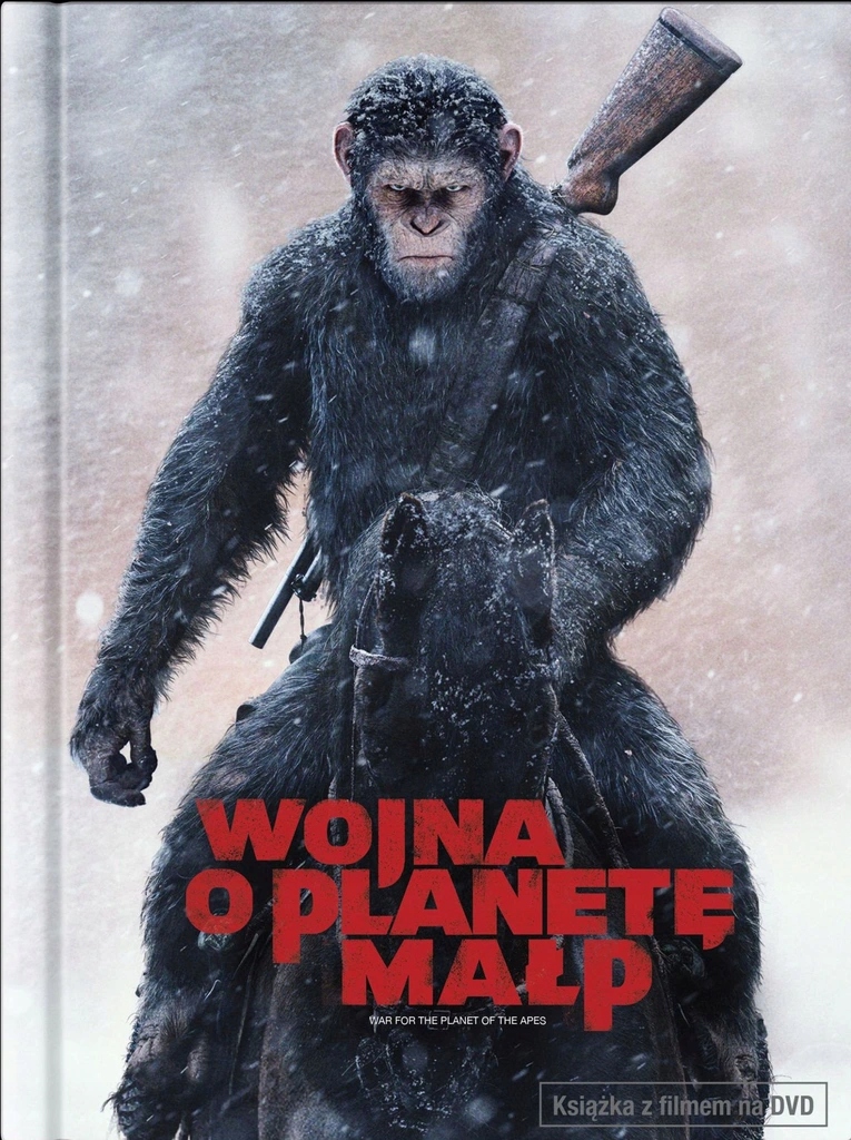 Wojna o Planetę Małp DVD Booklet FOLIA