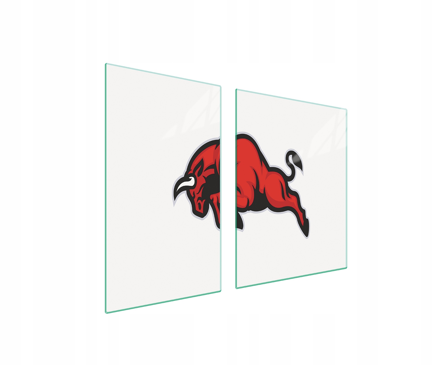 Skleněná Deska A Krájecí Deska 100x52 Býk Tvrzené Sklo