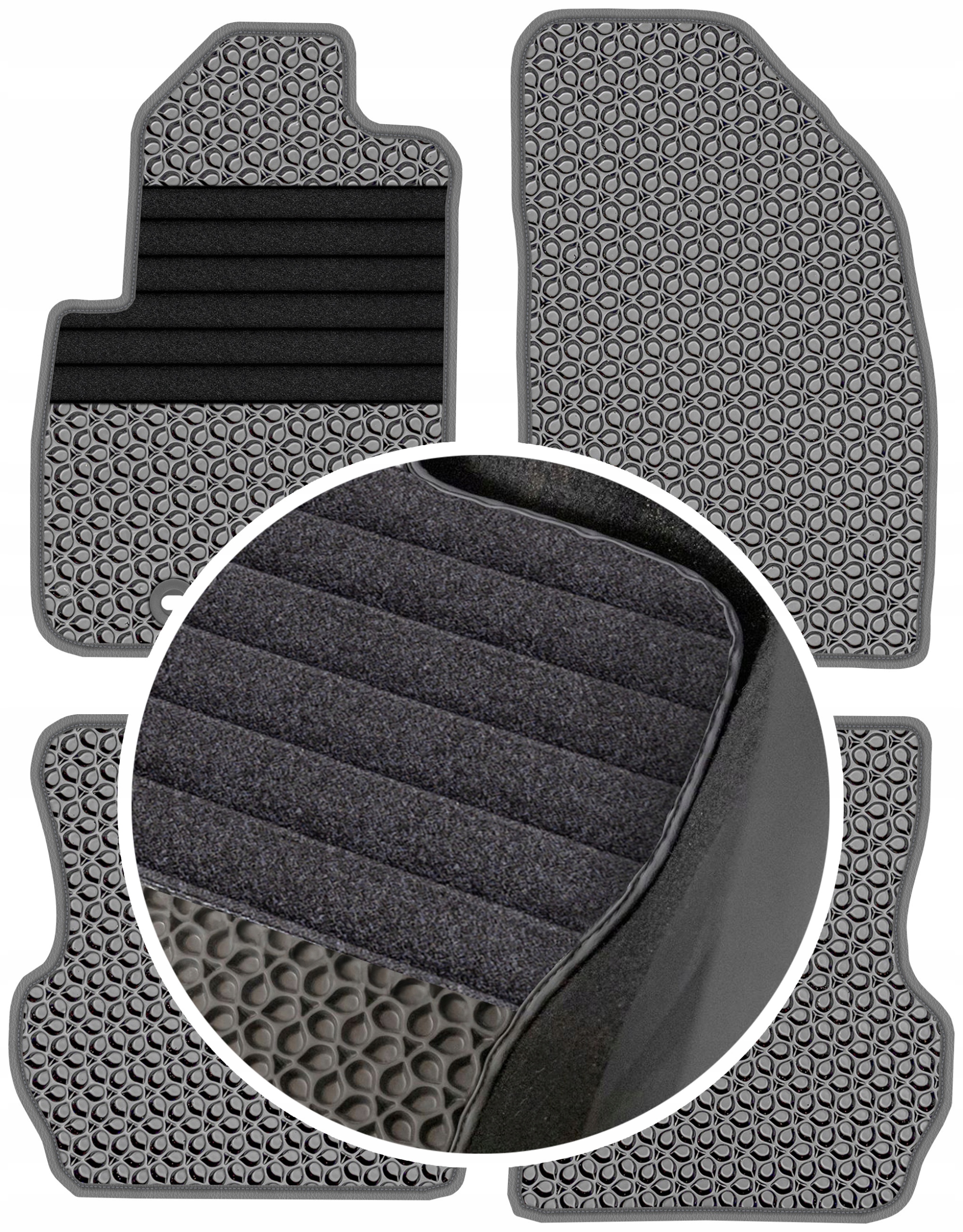 Ford Fusion Fl 2005-2012 Gumové autokoberce pro vůz Eva Eternity