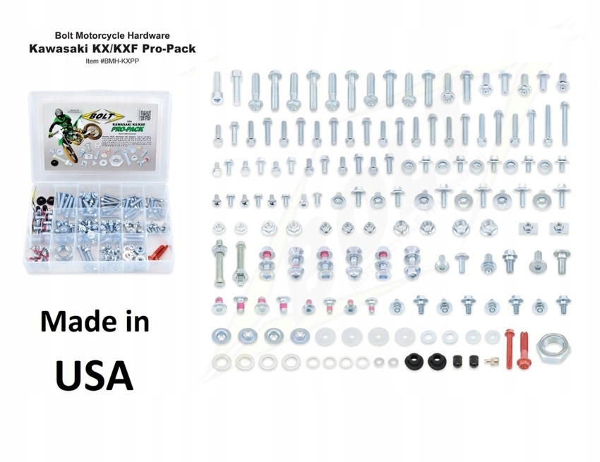 Bolt Usa sada skrutiek Pro Pack Kawasaki Kx Kxf