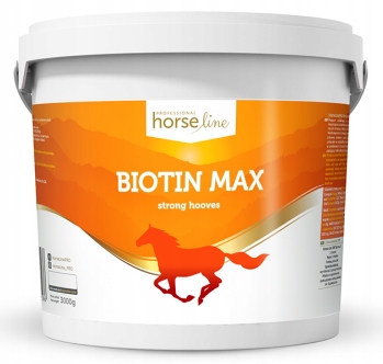 HorseLinePro Biotin Max 3 kg Doplněk pro koně k posílení kopyt a srsti