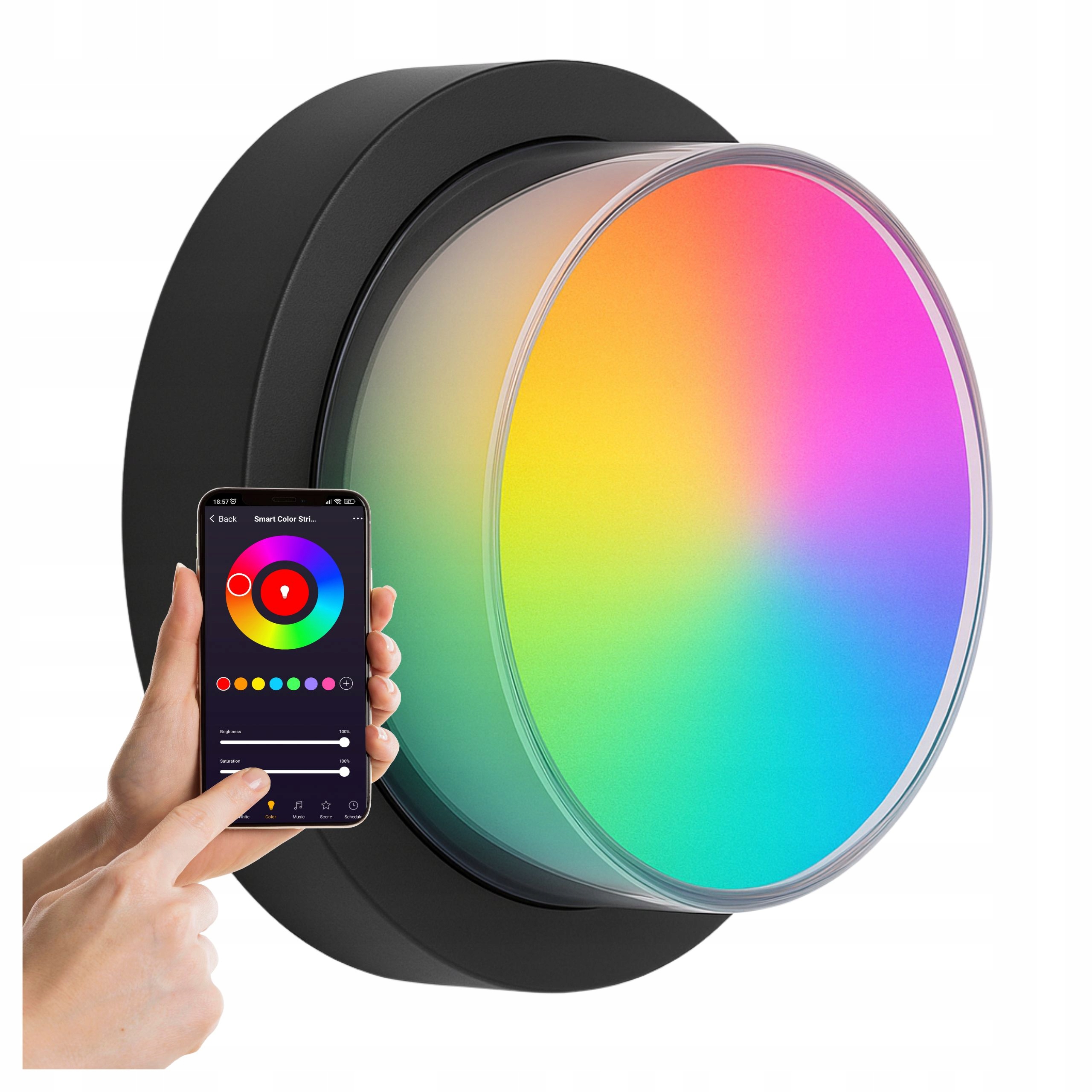 Venkovní nástěnné Led zahradní svítidlo Smart Rgb, barevné