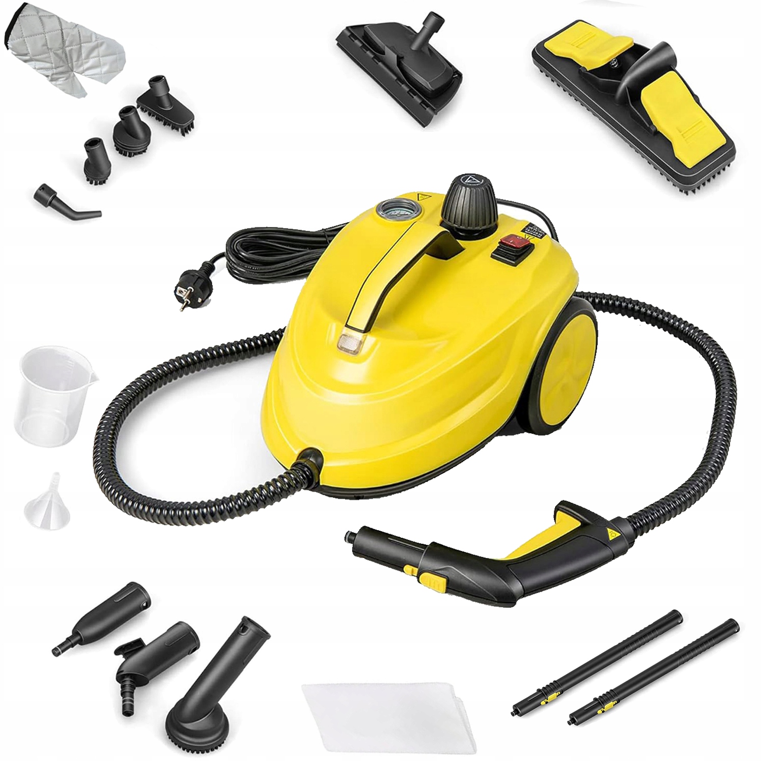 Mop Parowy Wielofunkcyjny Myjka parowa Czyścik SteamClean 5 bar 2000W 17W1