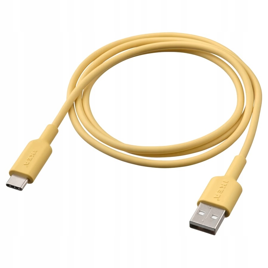 

Ikea Sittbrunn Kabel Usb-a na Usb-c 1m żółty