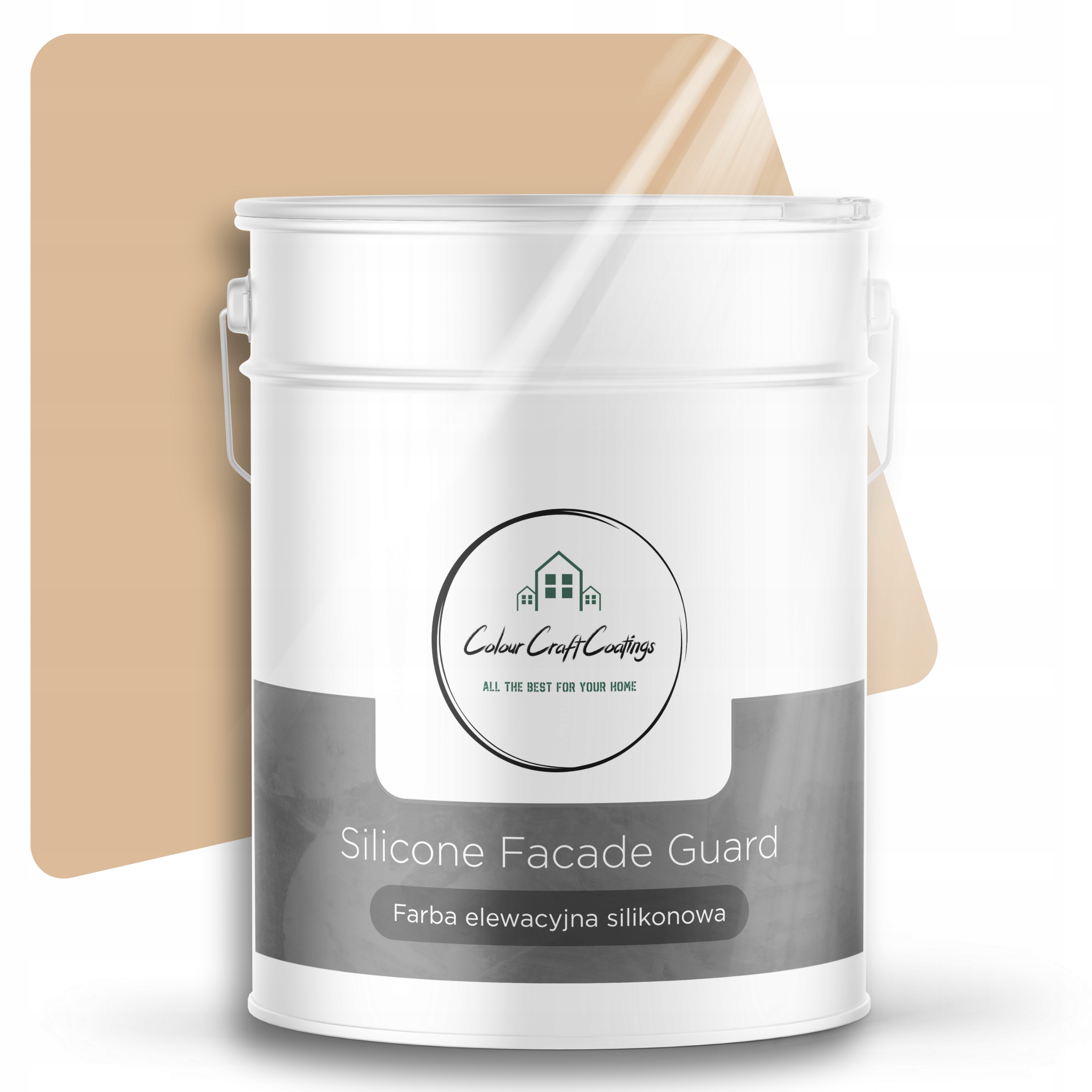 Fasádna Farba Silikónová Vonkajšia Béžová 10 L F445