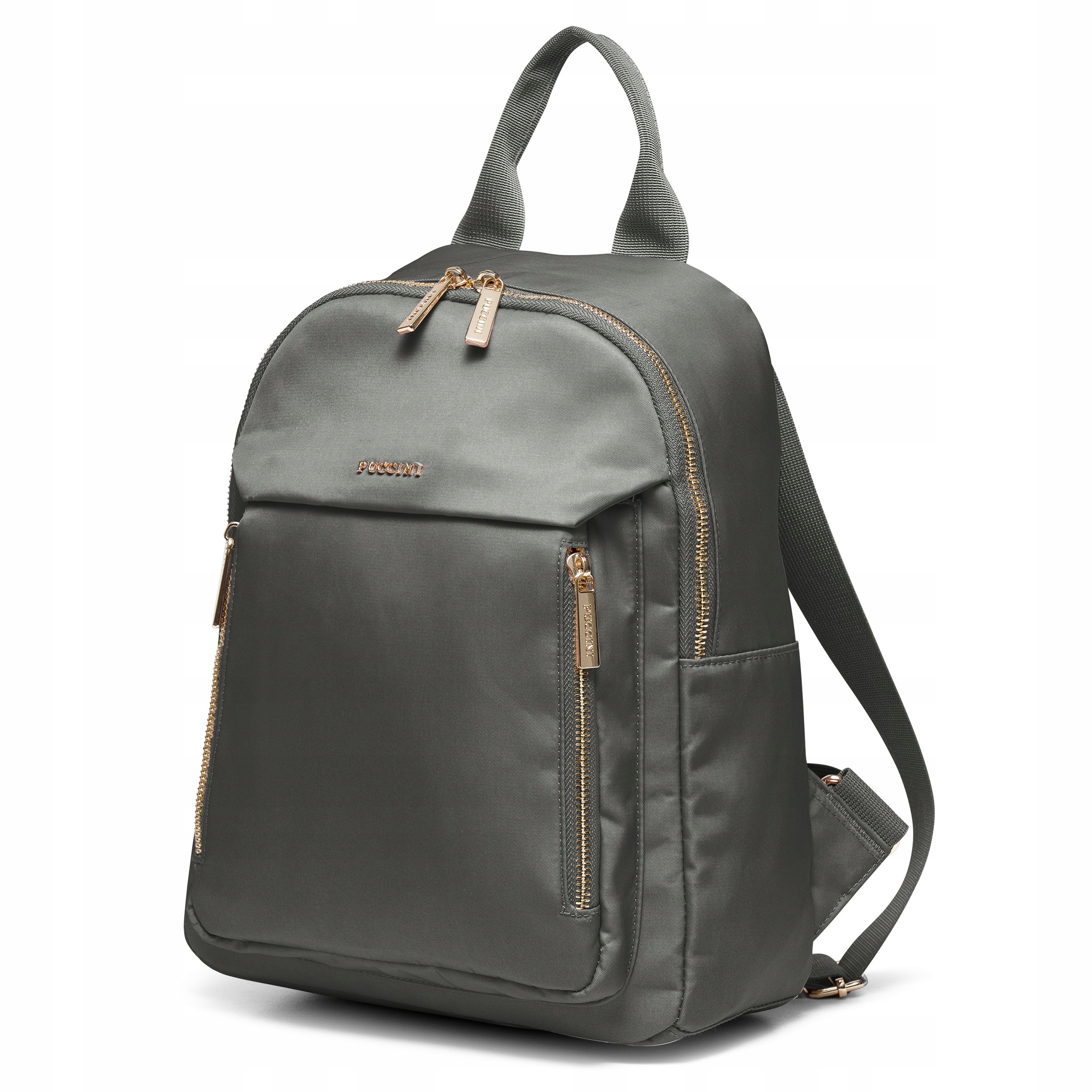 Plecak Damski Miejski Szkolny Do Pracy Biura Szary Puccini PM9033-4B