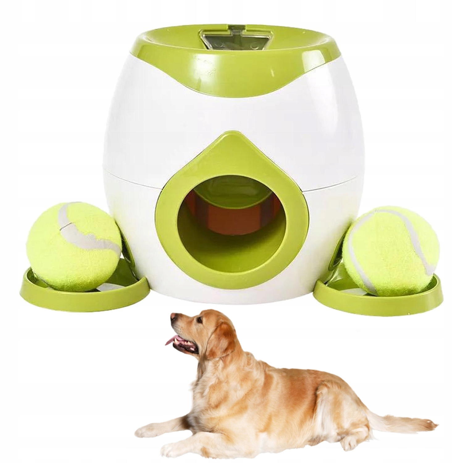 Odpalovač Tenisových Míčků Trenér Psa Dávkovač Pamlsků Interaktivní