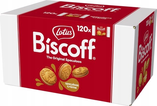 Lotus Biscoff Cream Doppel Biscoff Ciastka Sandwich 120 szt 1200 g