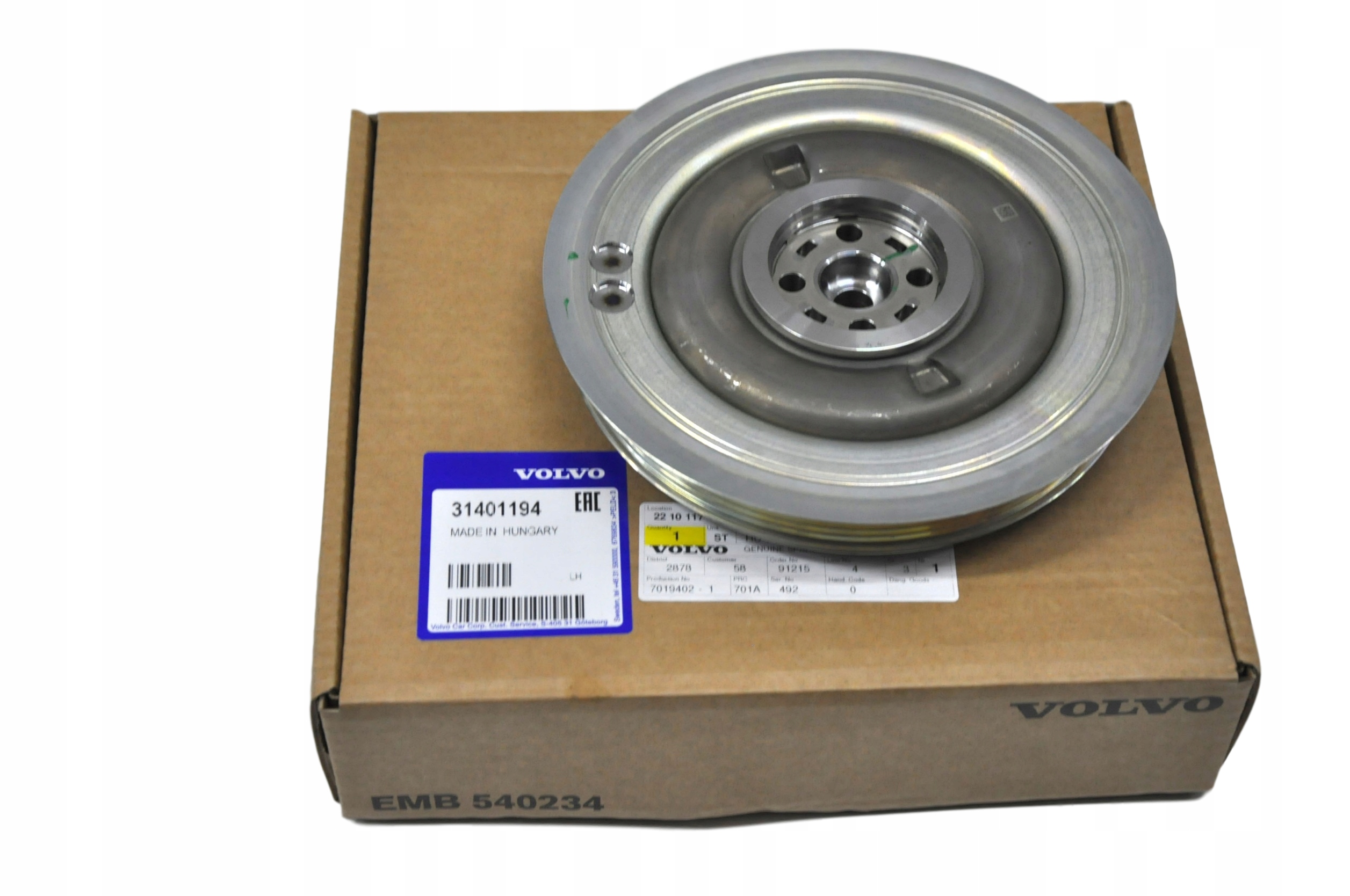 VOLVO XC40 XC60 XC70 kolo pasowe D2 D3 D4 D5 OE Typ samochodu Samochody osobowe