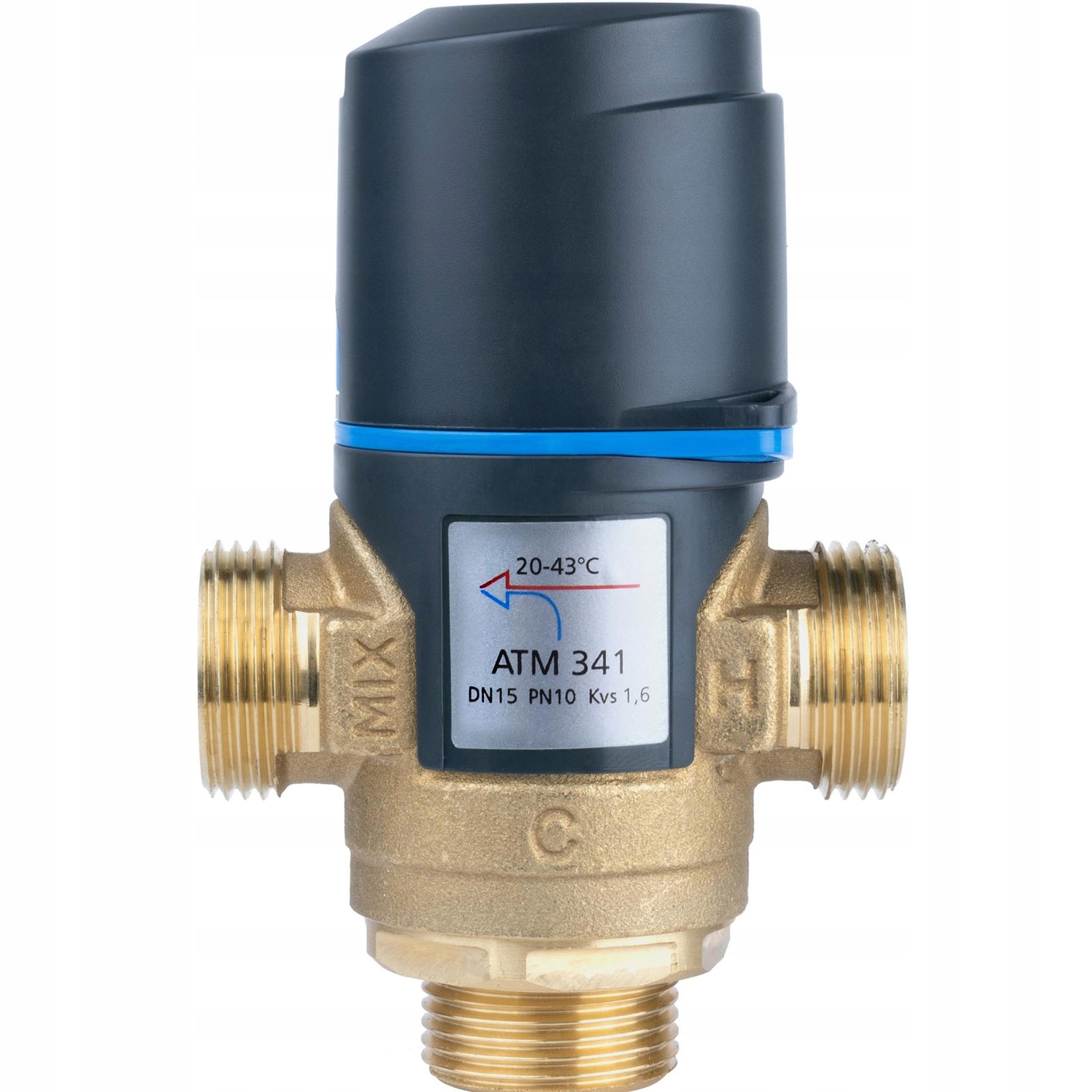 Zmiešavací Ventil ATM341 DN15 20-43°C N Termostatický Kvs 1.6 3/4"GZ