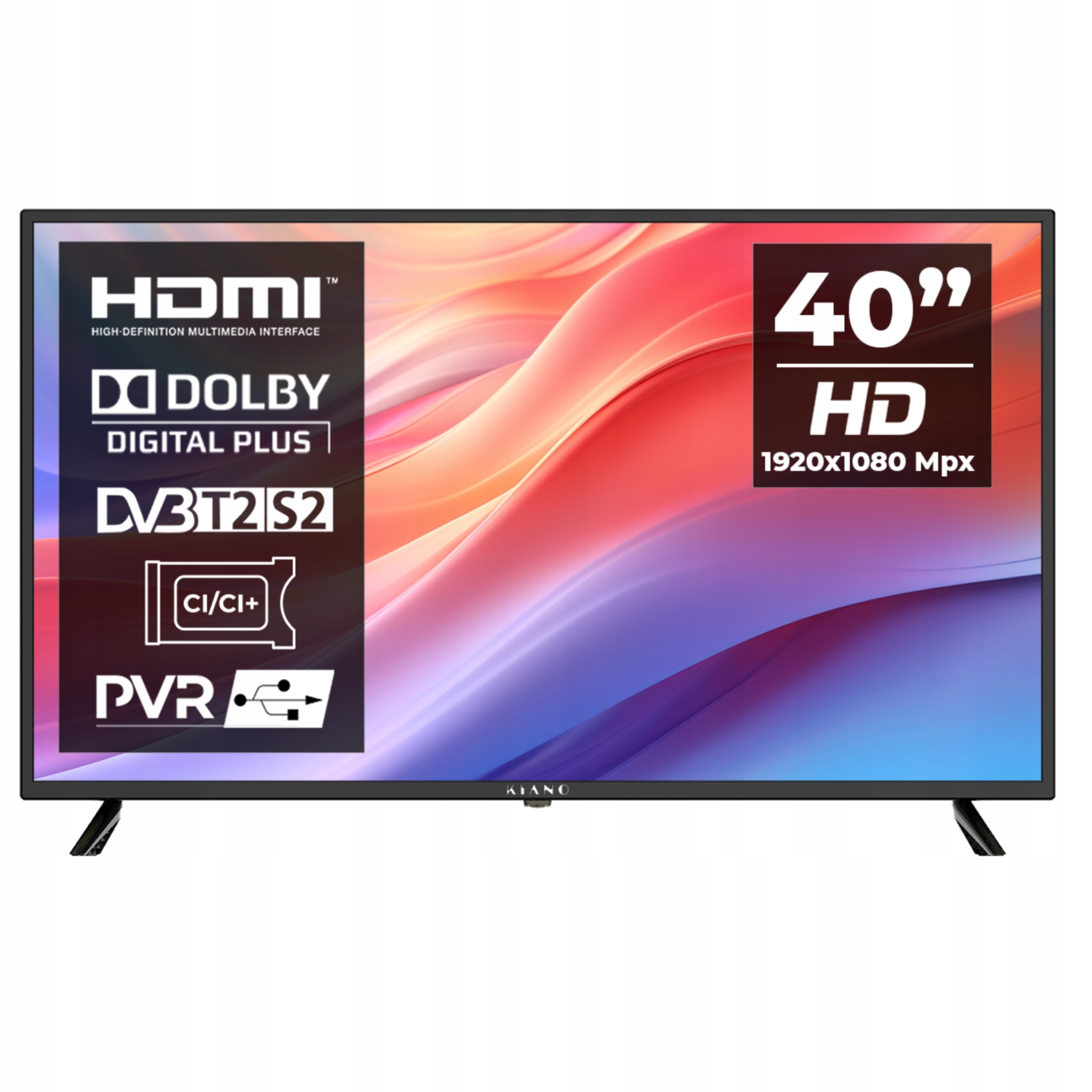 Led Televízor Kiano KS40 40" Full Hd 1080p obraz, Fhd matrica