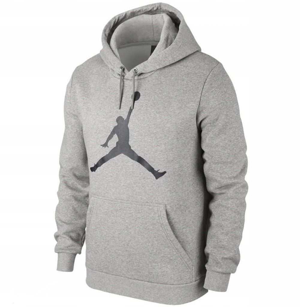 Nike Jordan pánská sportovní mikina šedá klasická tepláková AH4507-063 XL