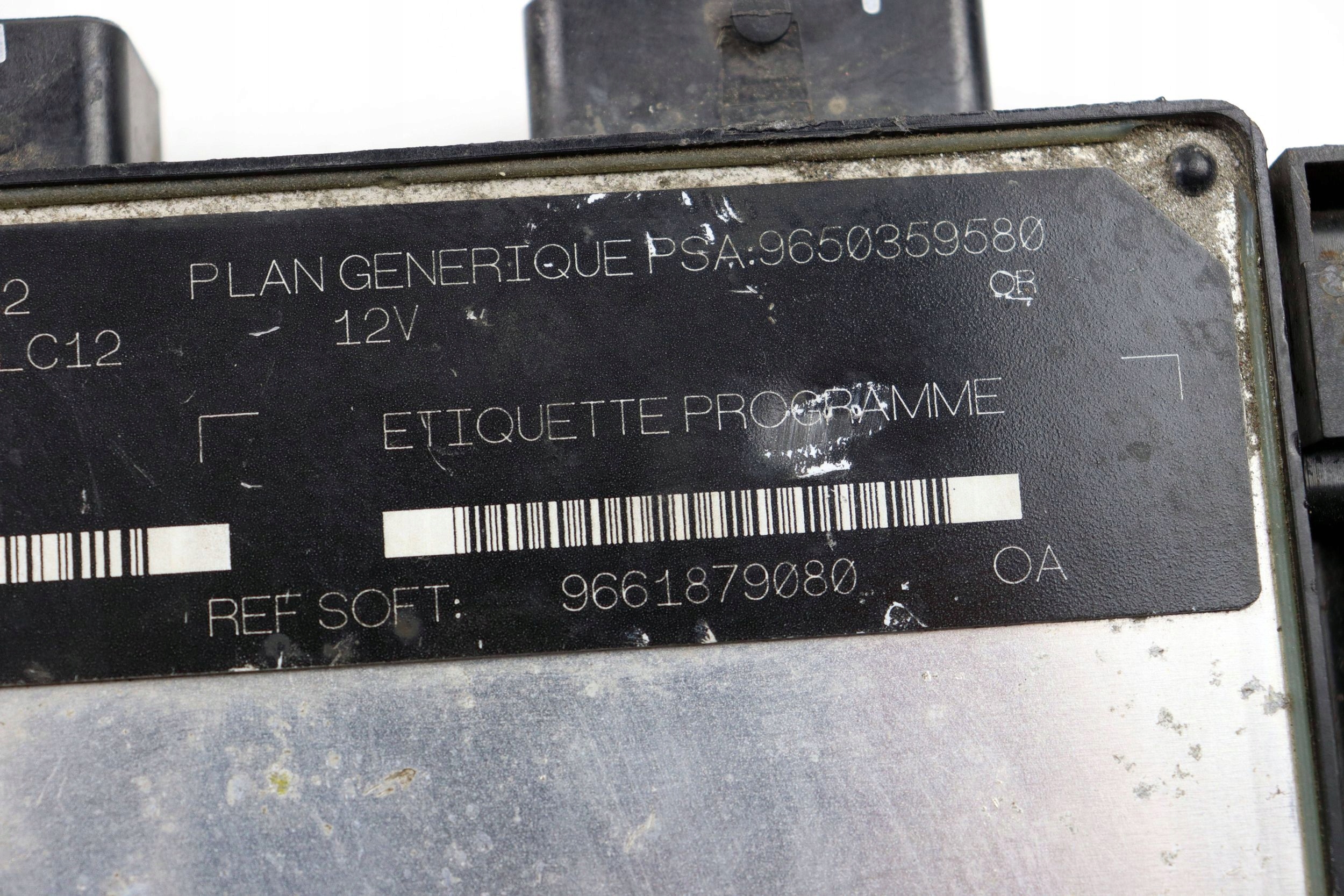 CITROEN BERLINGO computer control unit of the engine 1.9D 9650359580 9661879080