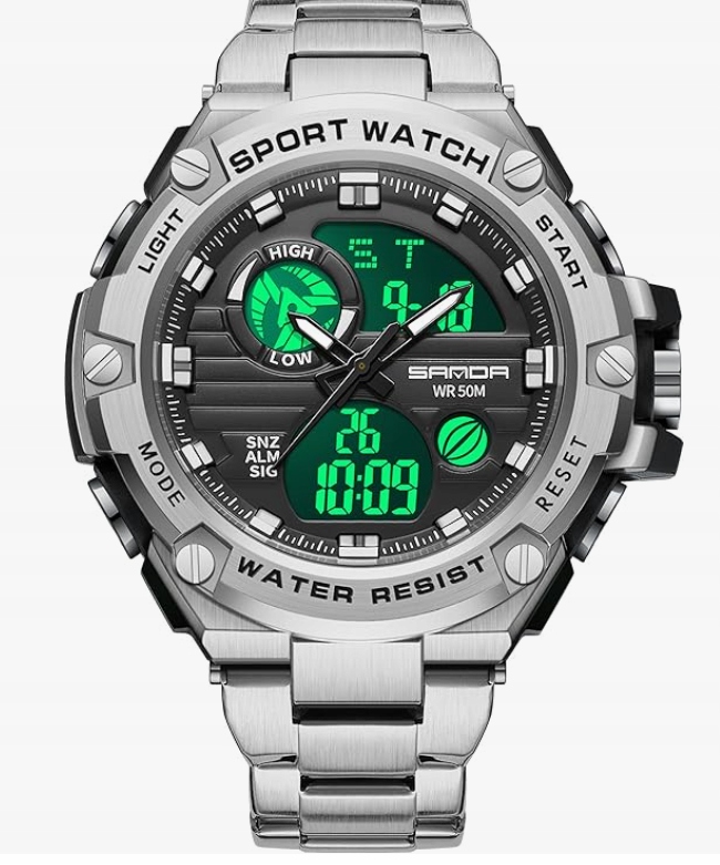 Sportovní hodinky Findtime pro muže, digitální