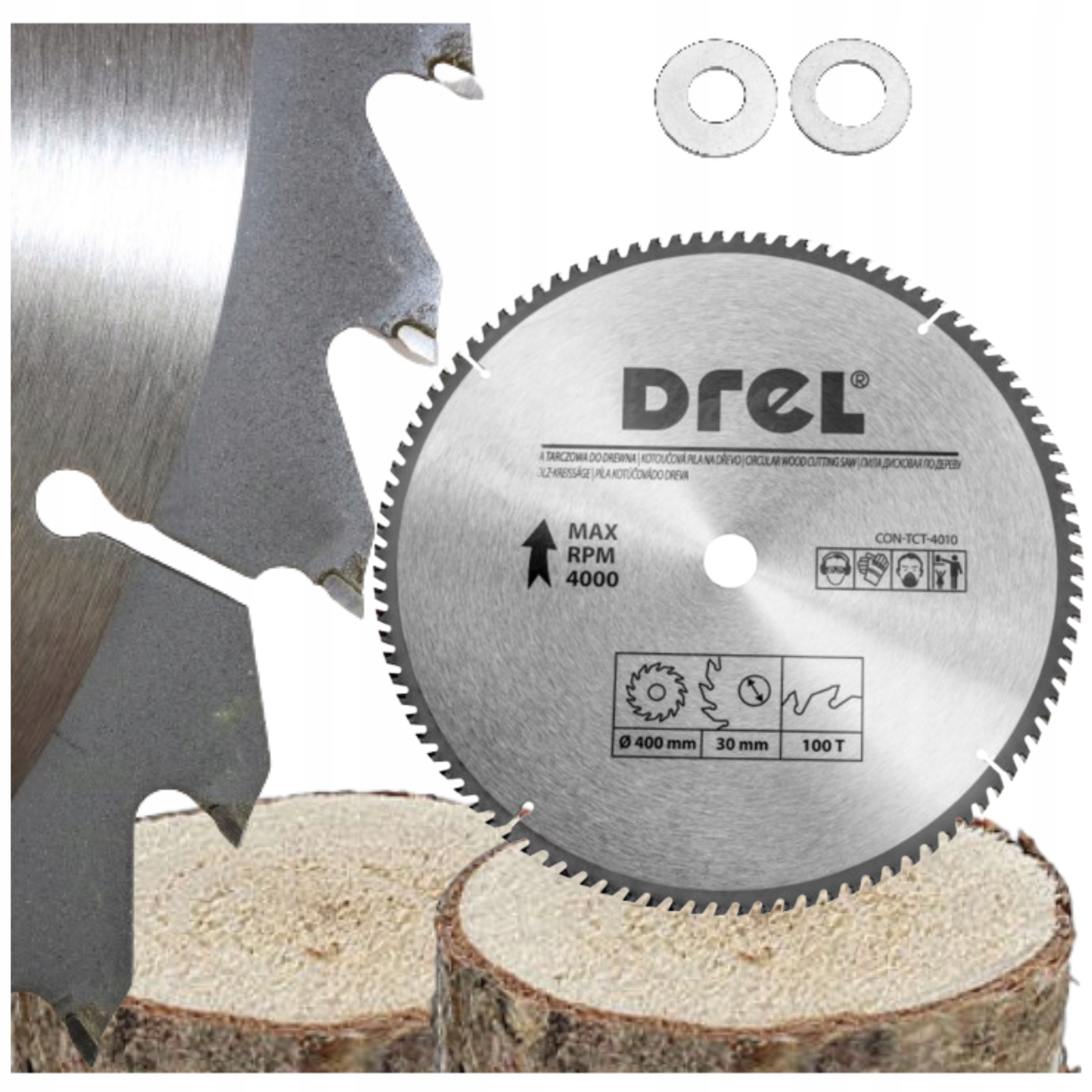 Kotoučová Pila Na Řezání Dřeva Widia 400x30.0 mm 100 Vidiových Zubů