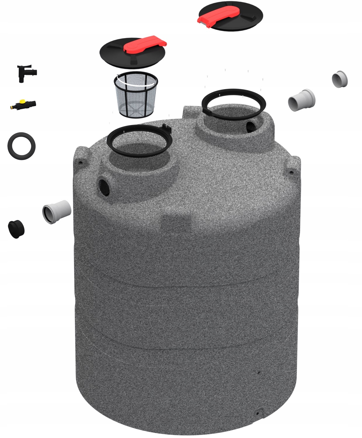Zbiornik Naziemny Aquatower 3.0 3000L z filtrem Moja Woda 3000 Kurier 48h