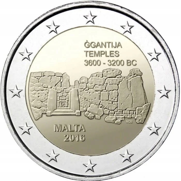 2 euro MALTA 2016 *GGANTIJA TEMPLES* mennicza