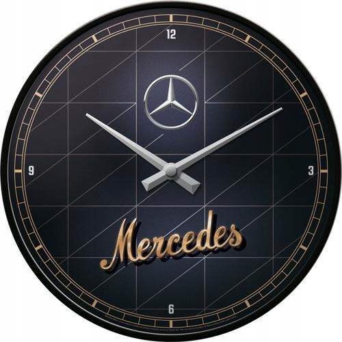 

Zegar Śćienny Mercedes-benz Gold Piękny Kraków