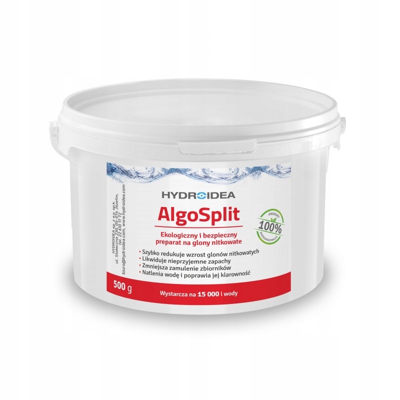 AlgoSplit 500g BAKTERIE DO OCZEK WODNYCH