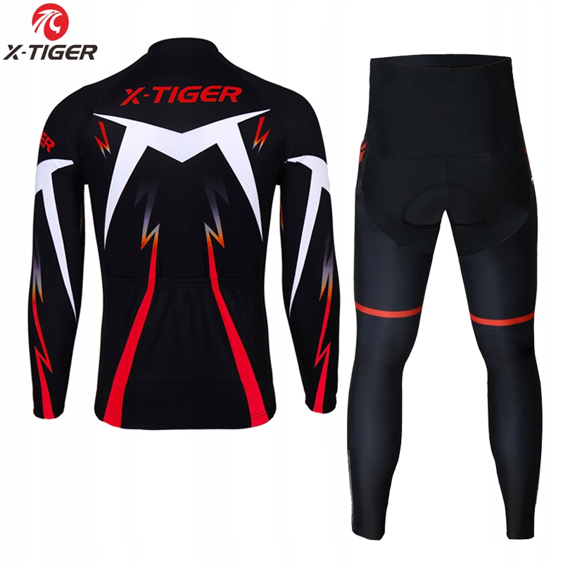 SPODNIE ROWEROWE BLUZA OCIEPLANY KOMPLET MĘSKI Z WKŁADKĄ ŻELOWĄ X-TIGER Kod producenta SPODNIE ROWEROWE BLUZA OCIEPLANY KOMPLET