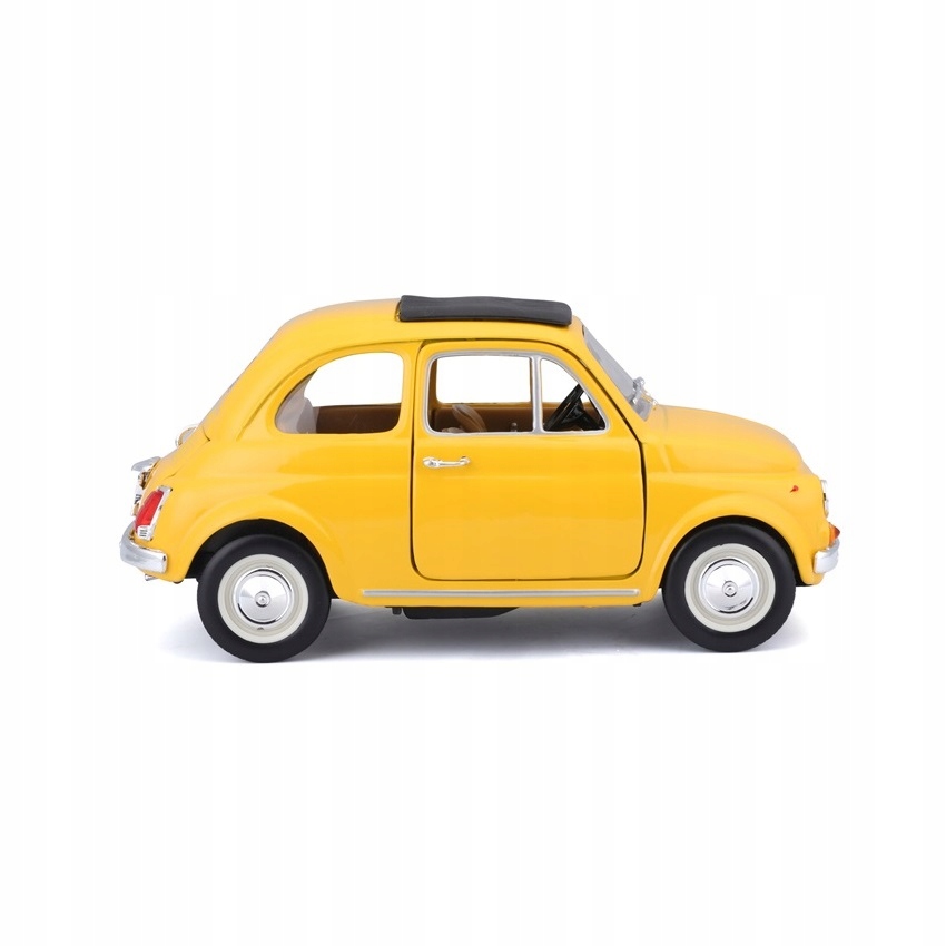 Fiat 500F (1965) 1:24 model Bburago 18-22098 żółty Certyfikaty, opinie, atesty CE