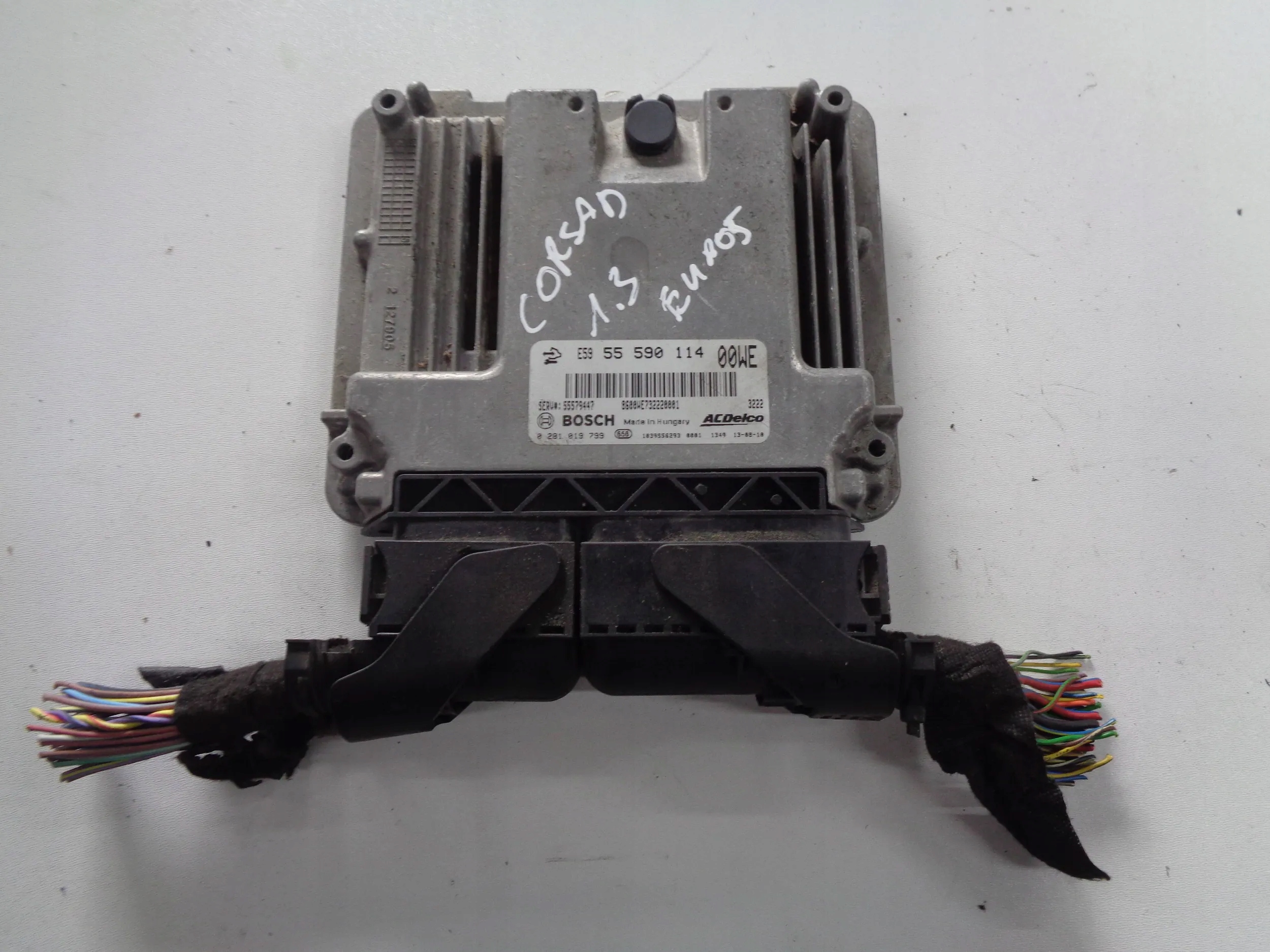 OPEL CORSA D computer control unit of the engine 1.3 CDTI