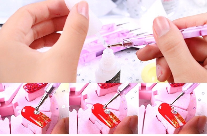 ZESTAW SOND SONDA DO ZDOBIEŃ PAZNOKCI ZESTAW 5 SZT Marka inna marka