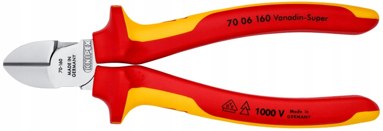 Boční štípací kleště Vde 160 mm Knipex