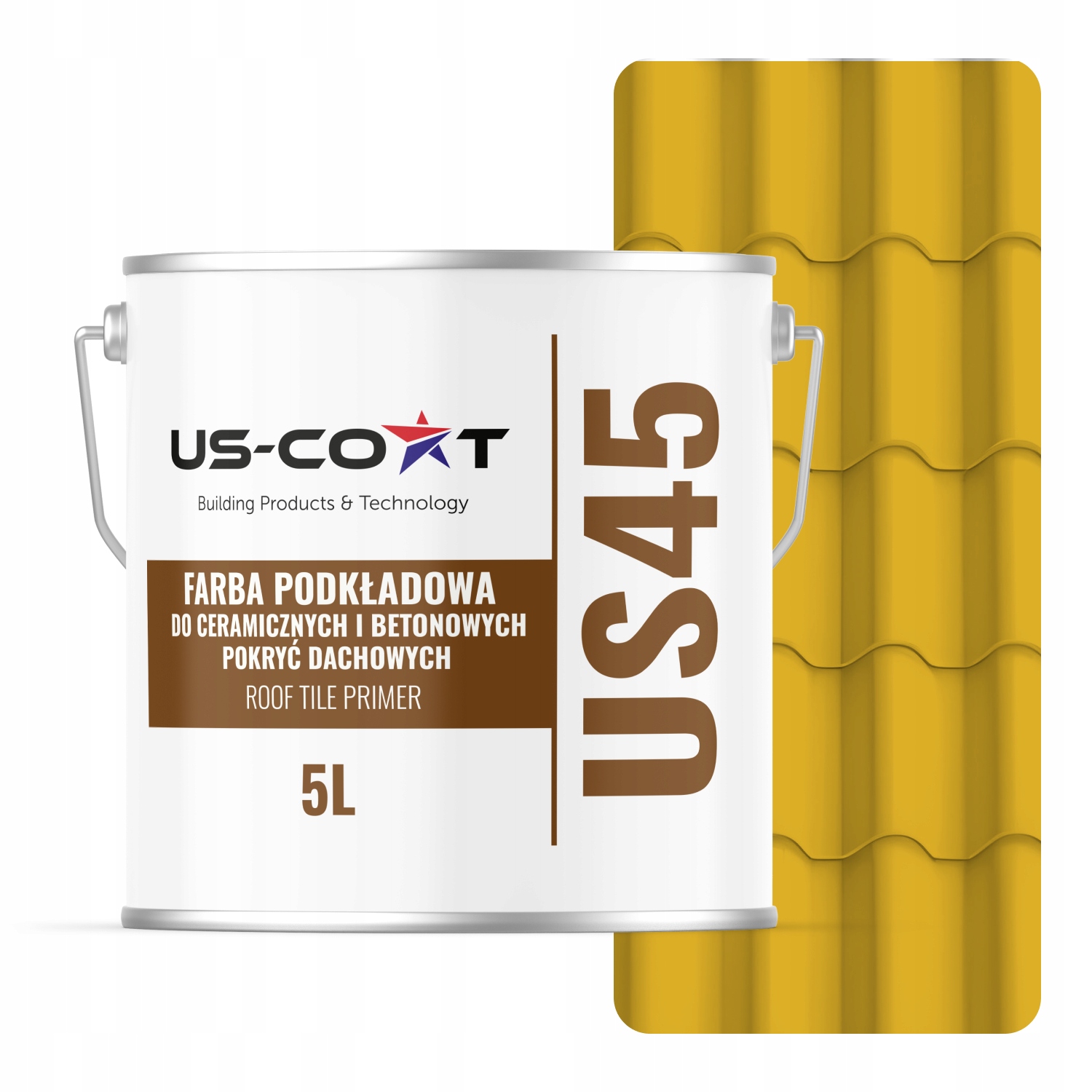 Podkladová Farba Na Strechu Keramická 5L 35m² Žltá Citrónová RAL1012 Mat