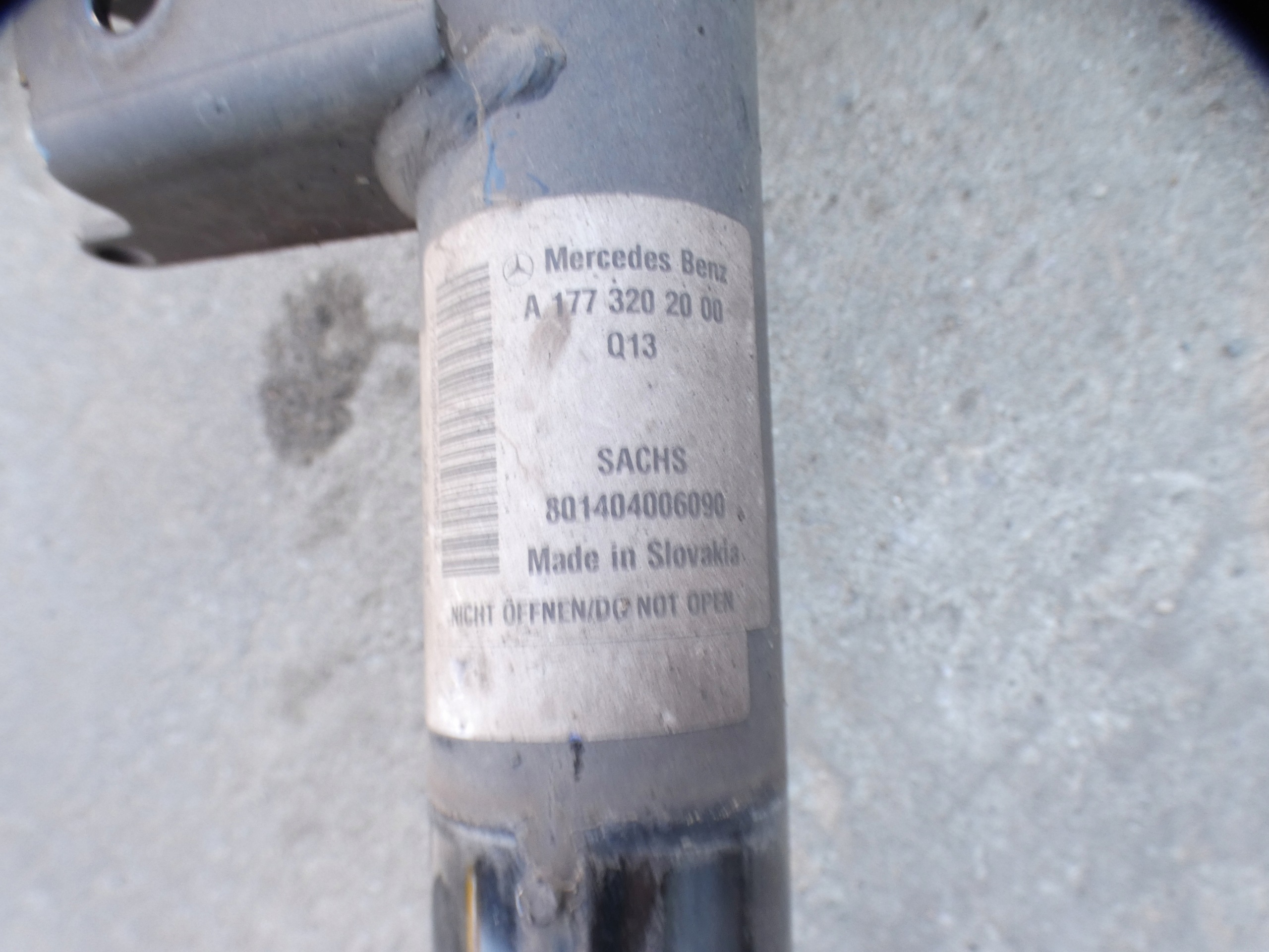 shock absorber front Mercedes-Benz B W247 2019 A1773201900 left right