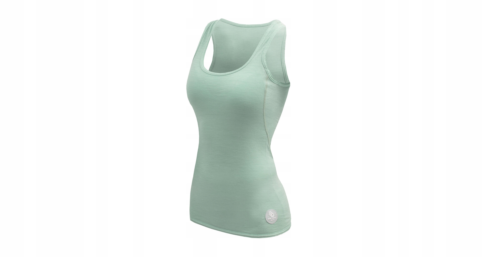 Sensor Merino Air Dámské Triko Bez Rukávu Basil Green Velikost Xl
