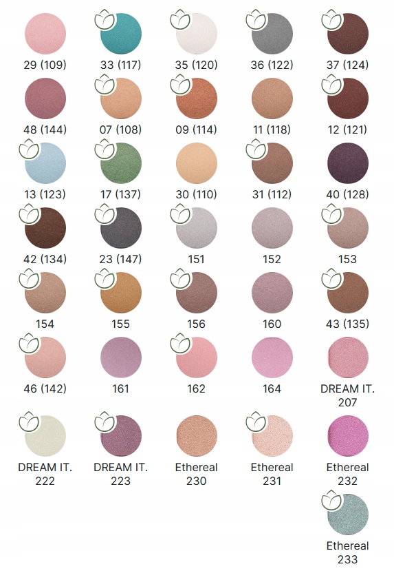 Cień do powiek FREEDOM SYSTEM AMC SHINE SLEEK 29 (109) Rodzaj pojedynczy cień