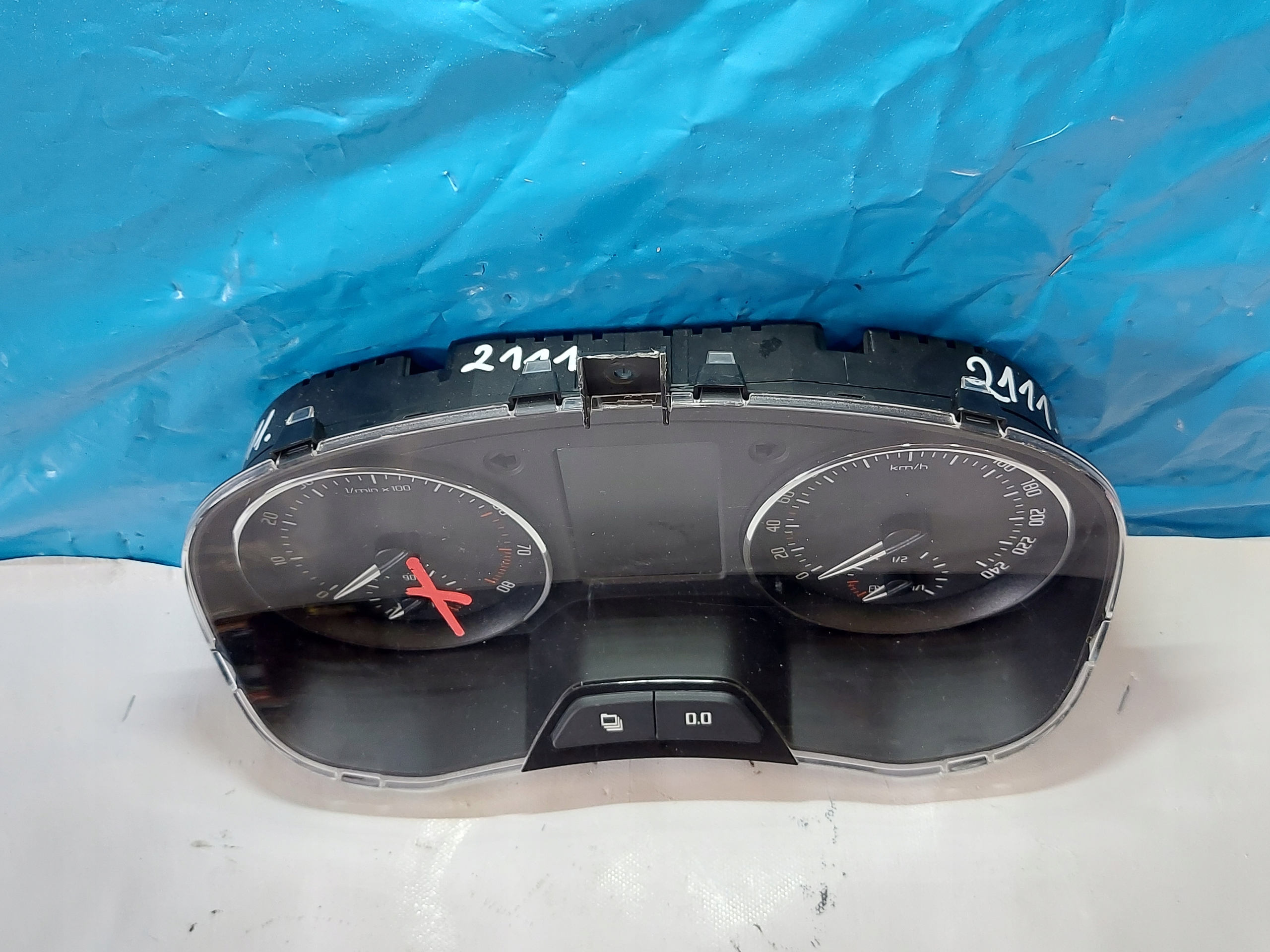 dials clock SKODA FABIA II 1.2 TSI A2C5335634B