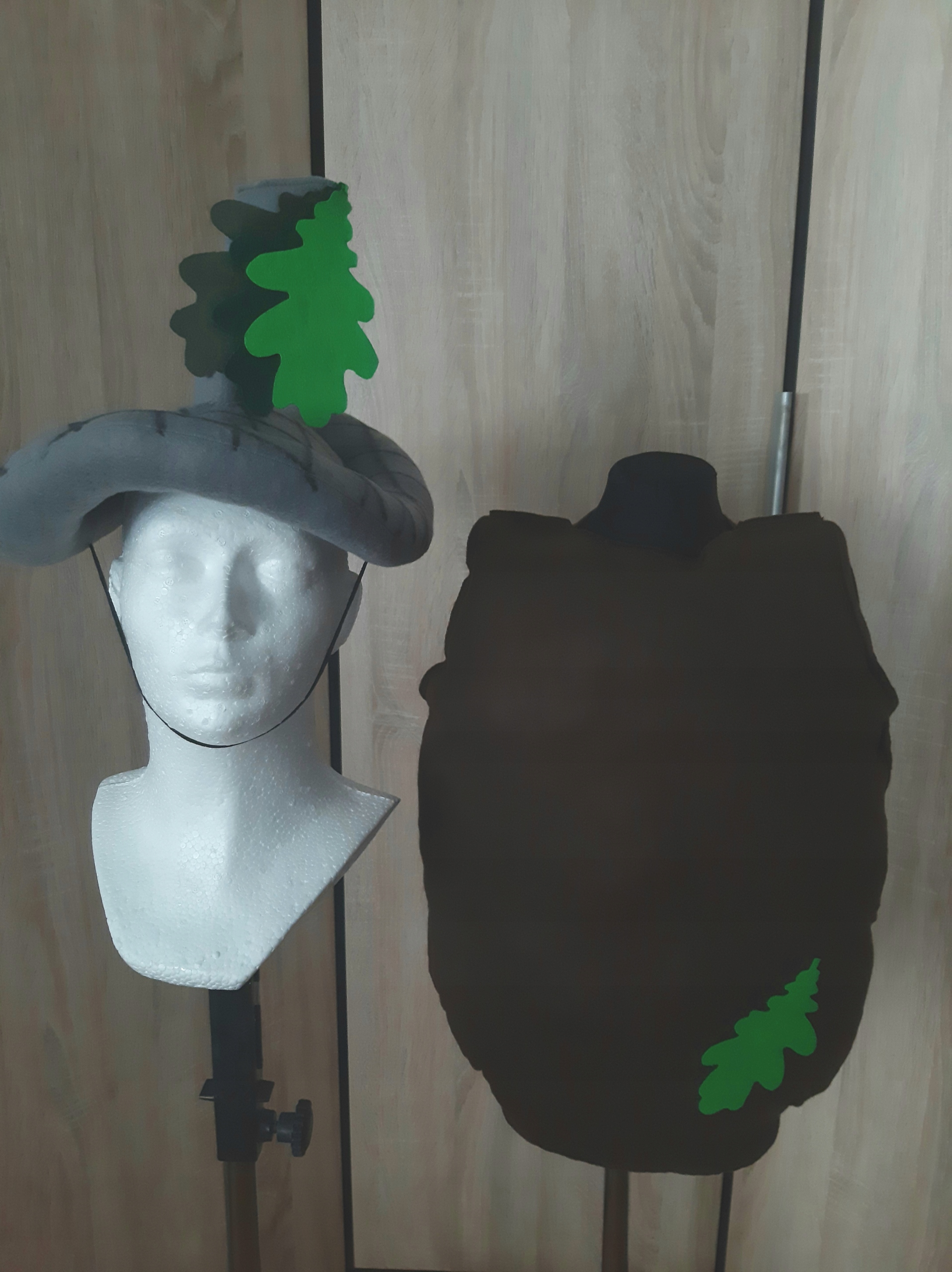 Balik jesienny Pani Jesień strój Żołądź liść dębu Marka Handmade