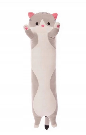 

Maskotka długi kotek 70 cm maskotka poduszka