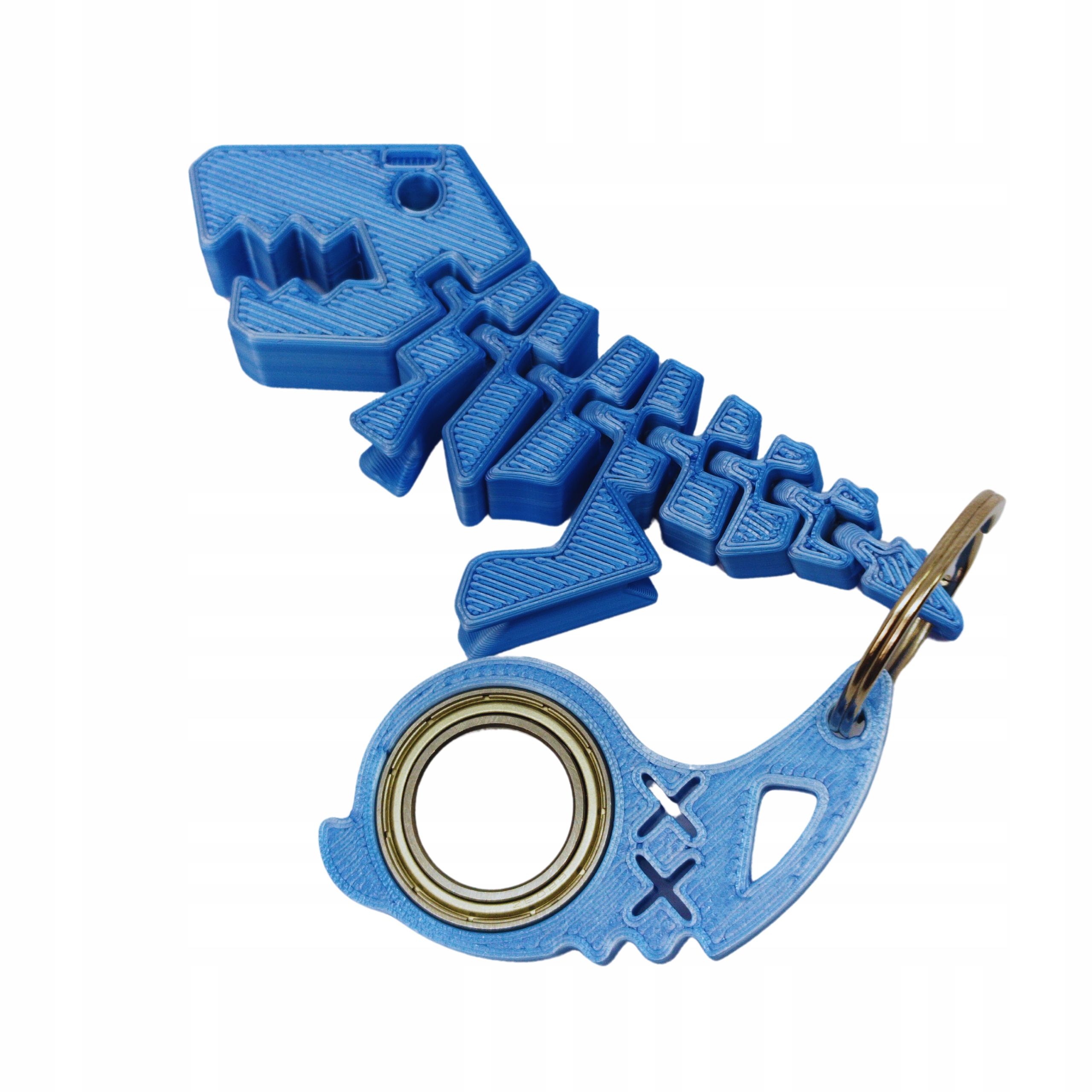 KEYSPINNER KEYRAMBIT COMBO ZESTAW REKIN+DINO BRELOK SPINNER Kolor Frozen Rodzaj Fidget Spinner