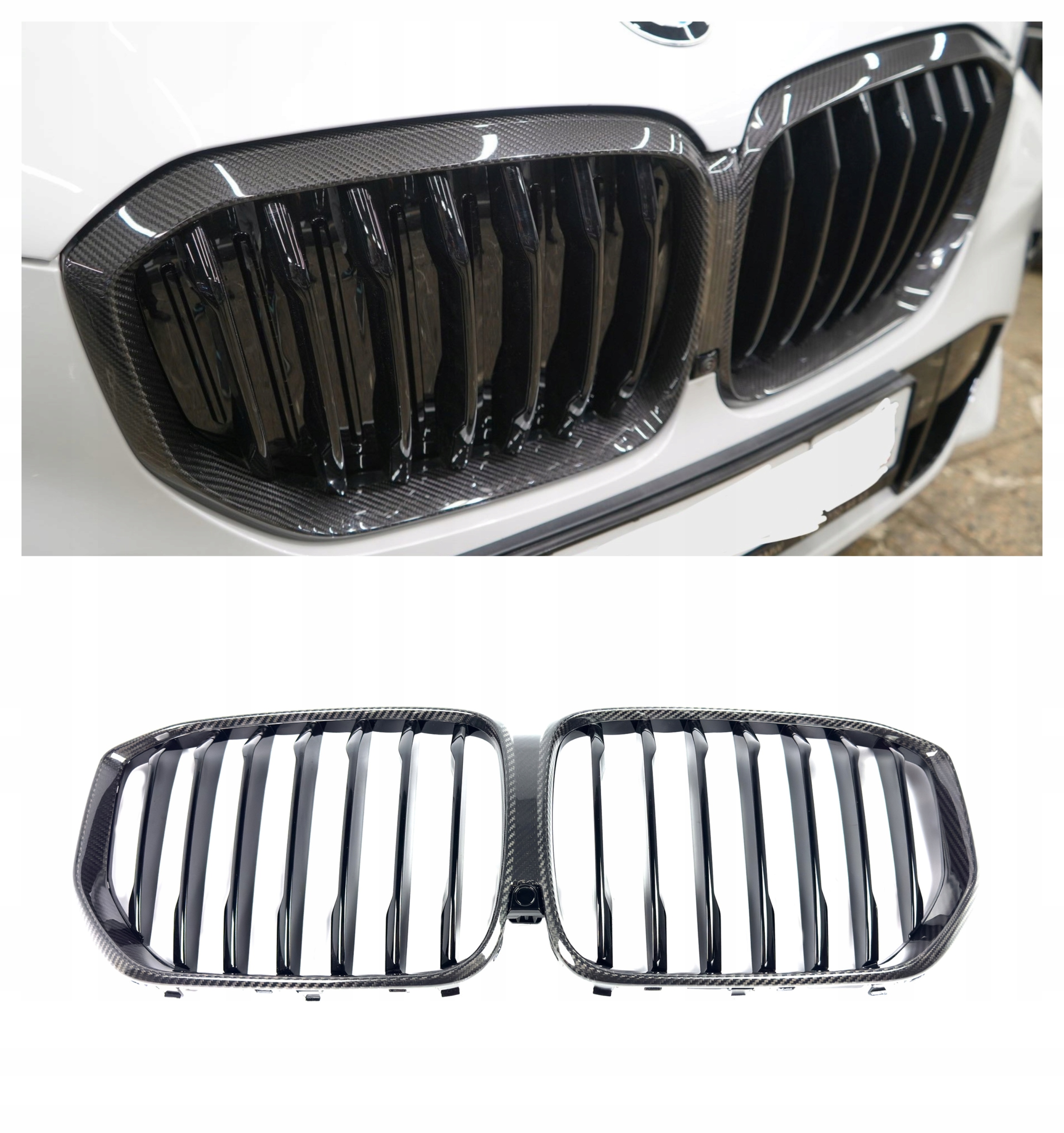 Karbonowa Atrapa Nerki Grill BMW X5 G05 Przedlift M-Performance Style