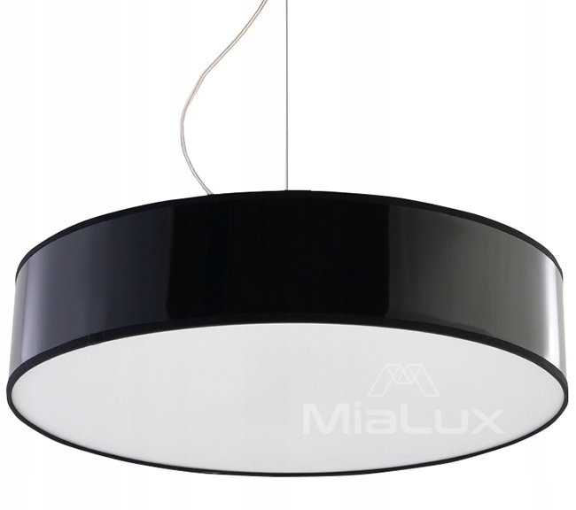 

Lampa Wisząca Dumster 45 Czarna Zwis Sufitowy Led